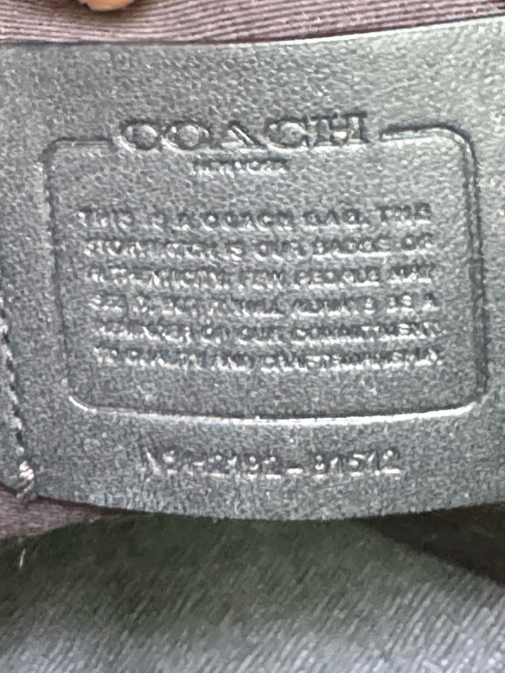 Coach Signature Town Bucket Bag Gold Hardware Multi Way Strap Dust Bag EUC - Picture 11 of 16
